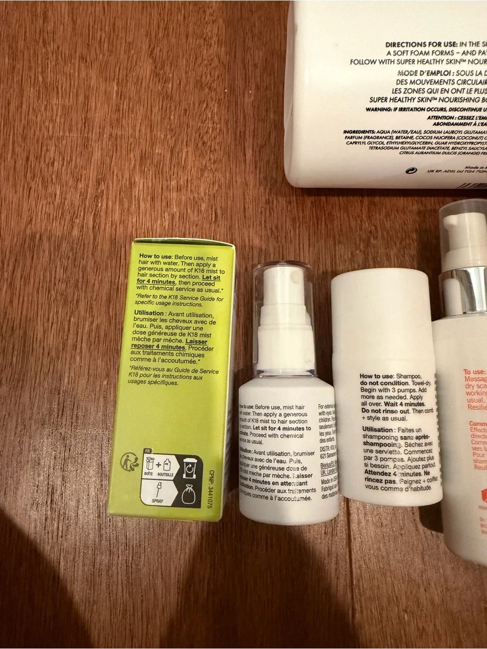 Hair care and body care